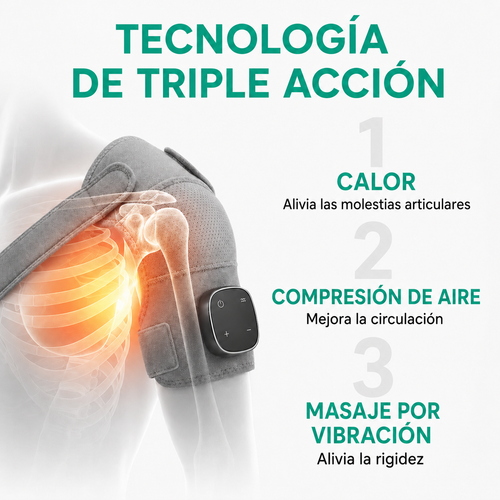 TherapEdge Masajeador Hombro Triple Acción